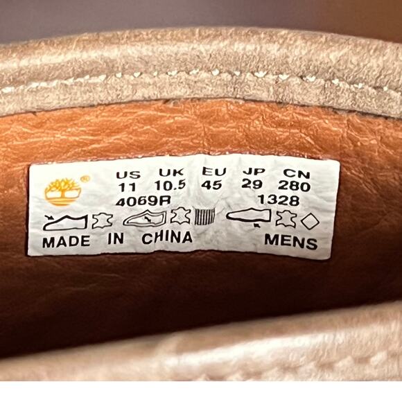 Timberland Wodehouse Chukka Boots Mens 11 Tan Premium Leather Classic Timeless - Picture 14 of 16